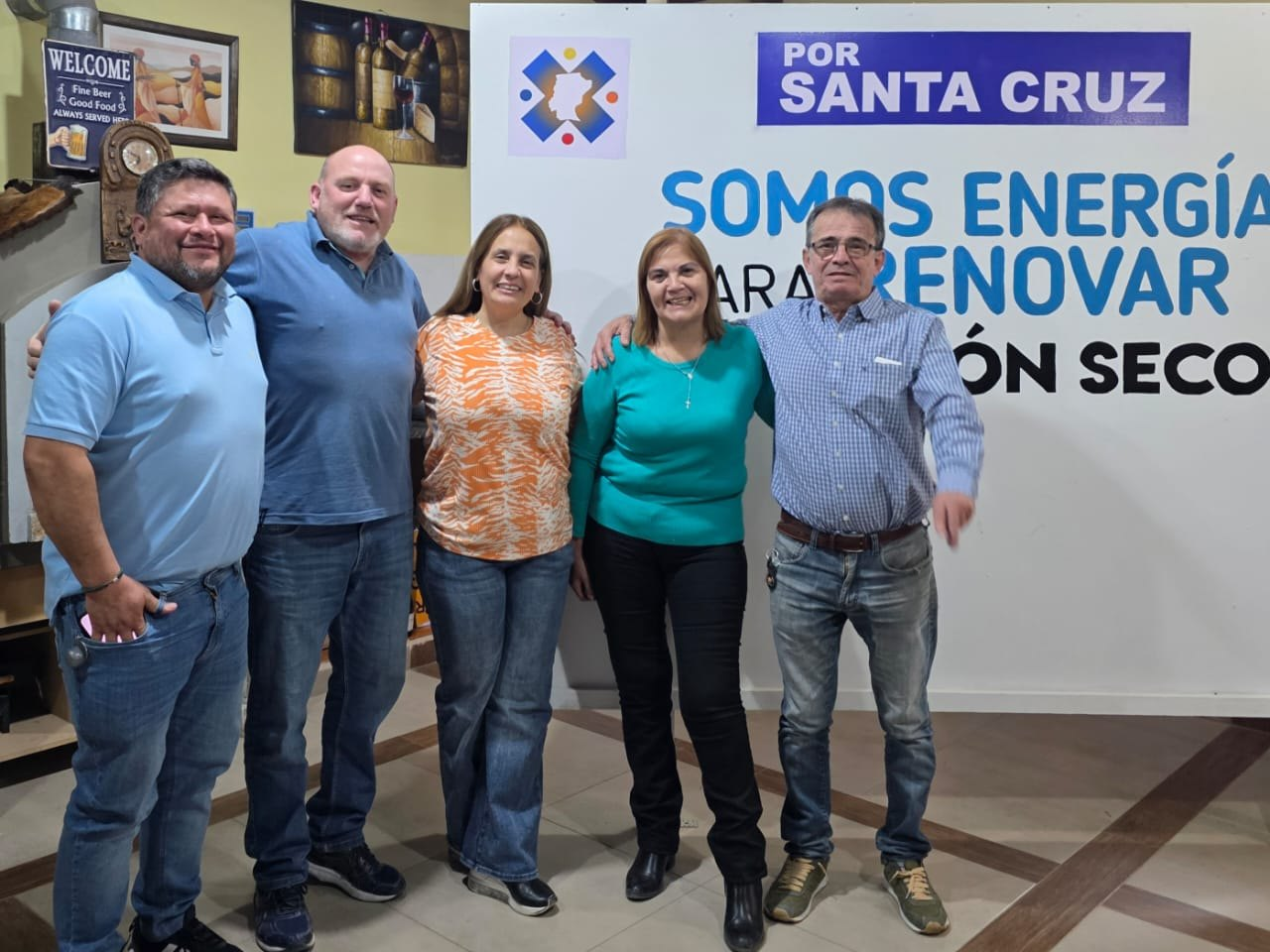 Partido SER Santa Cruz y Aliados Refuerzan Compromiso con el Desarrollo Provincial en Reunión en Cañadón Seco